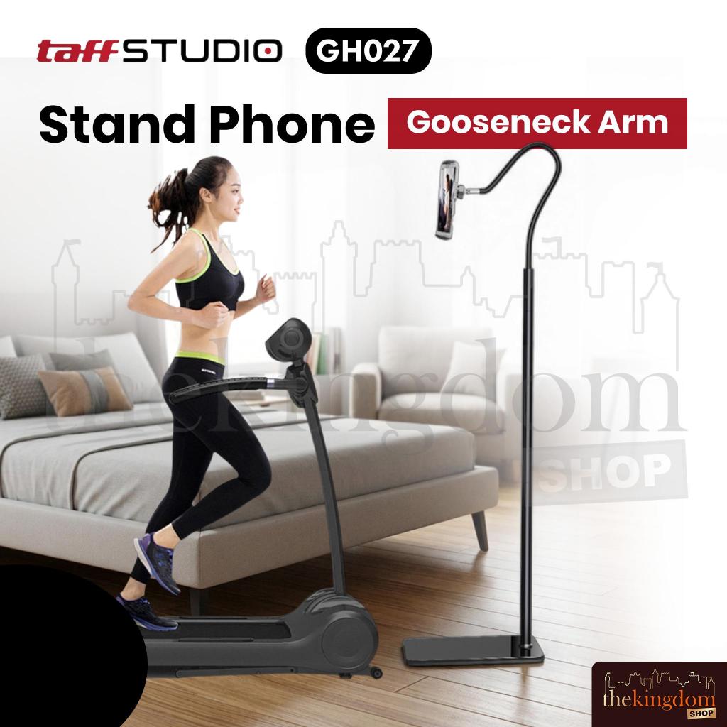 TaffStudio GH027 Floor Stand Phone Holder Gooseneck Arm 130cm Dudukan Gadget Smartphone iPad Tablet 