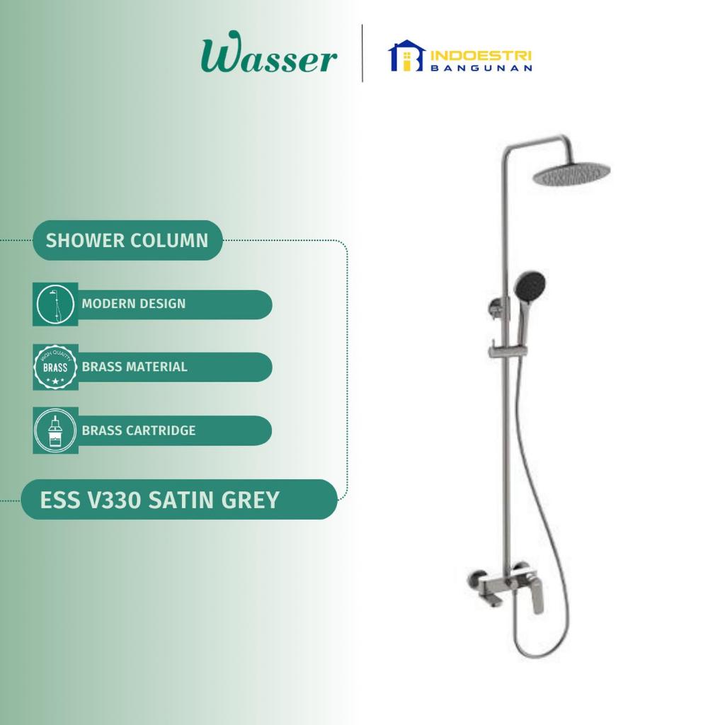 Shower Column Set Wasser ESS V330 Satin Grey / Wasser Shower Tiang