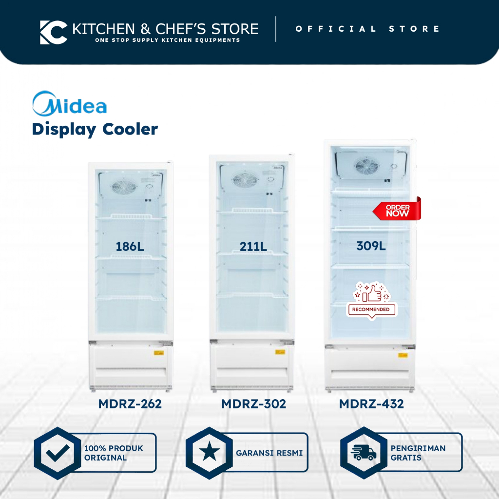 Midea Showcase/Display Cooler