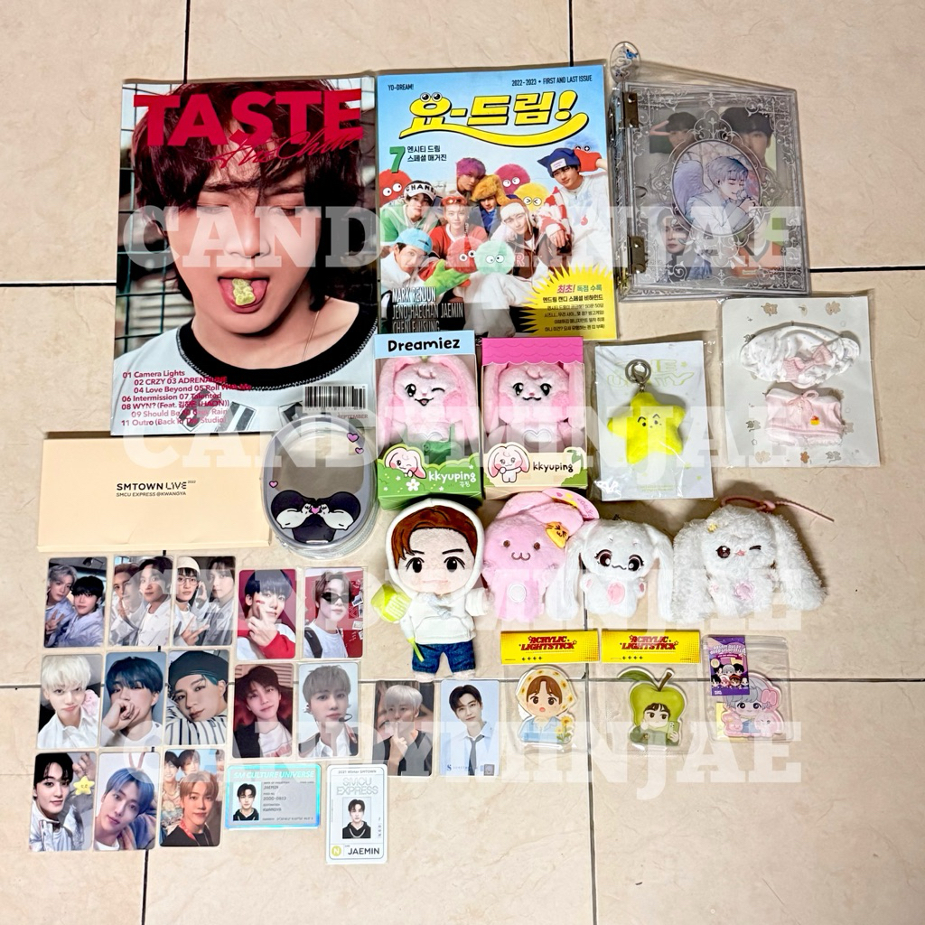 [BACA DESKRIPSI SEBELUM CO/CHAT] Jaemin kkyuping v1 v2 full spread magazine candy pc nomin pinkki wi