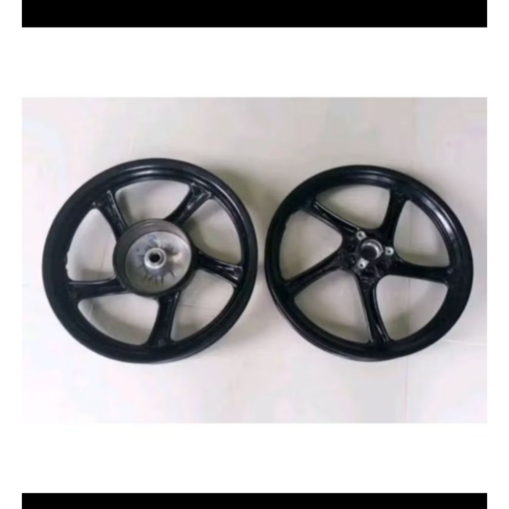 pelek resing depan belakang Mio M3 125 PNP Yamaha Xeon seken asli original copotan