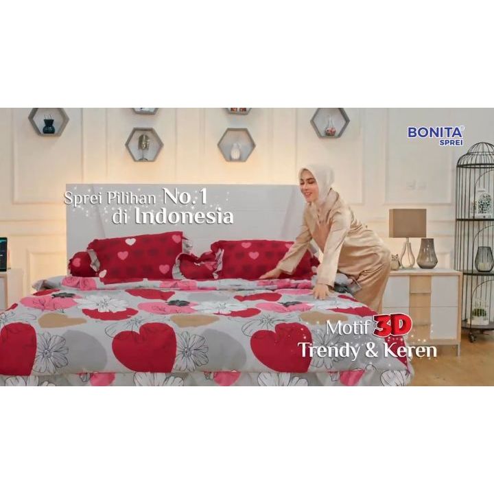 BEDCOVER BONITA 180 X 200 SPREI FLAT
