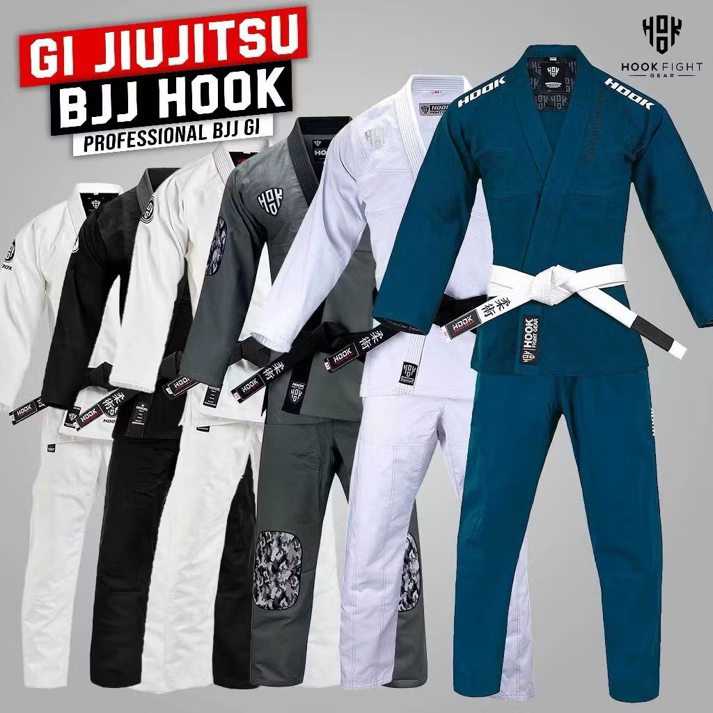 GI JIUJITSU HOOK FIGHT GEAR, JIU JITSU GI, BJJ GI, BRAZILIAN JUJITSU Gl, GI BJJ, GI BJJ HOOK FIGHT