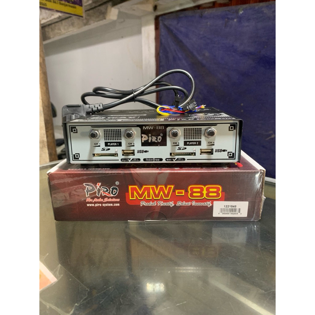 Mesin Ampli Walet Piro Mw 88 Anti Petir Amplifier  Walet Piro Mw 88