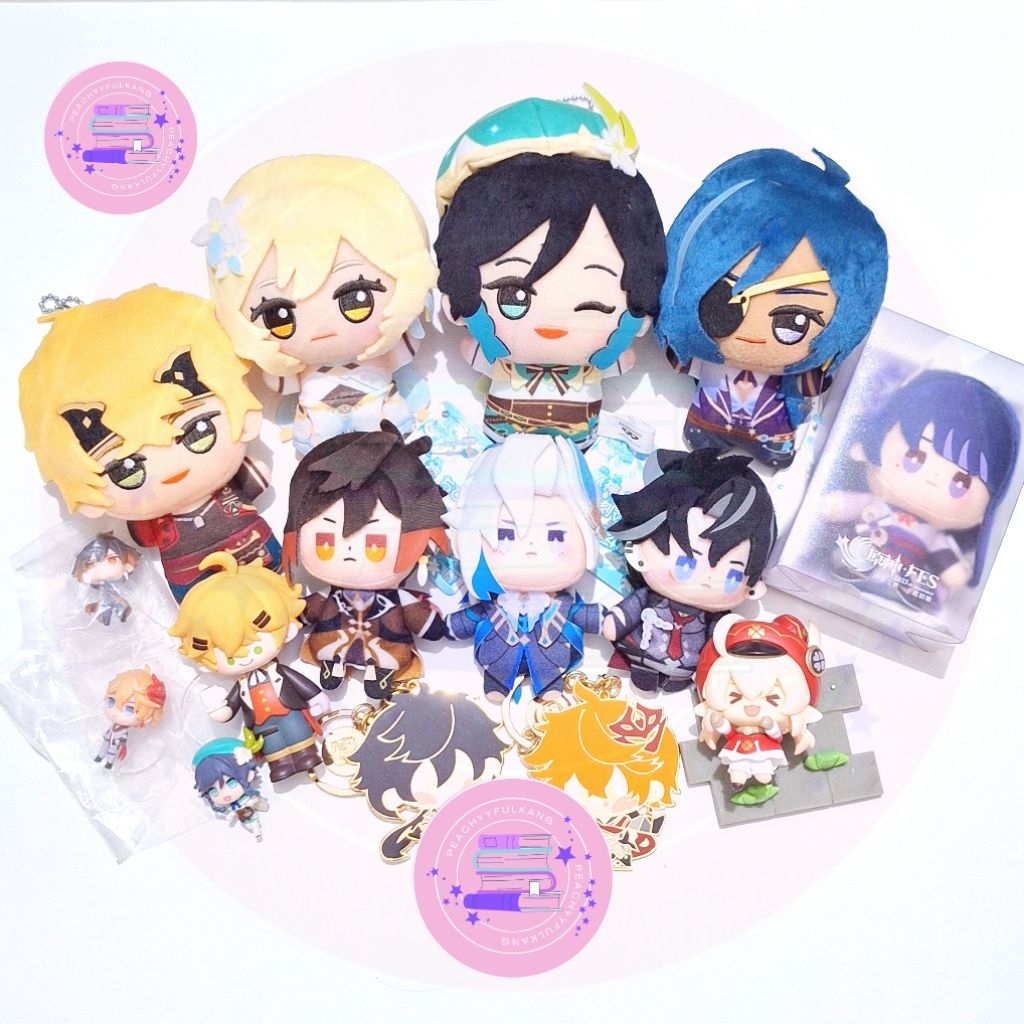 [NEW TAG] Chibigurumi - Finger Puppet - Mini Figure Battlefield Heroes Series Genshin Impact - Mini 