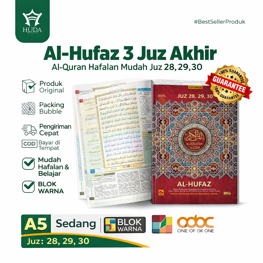 Al Quran Penerbit Cordoba Al Hufaz Hafalan Mudah Per 3 Juz A5 28 29 30