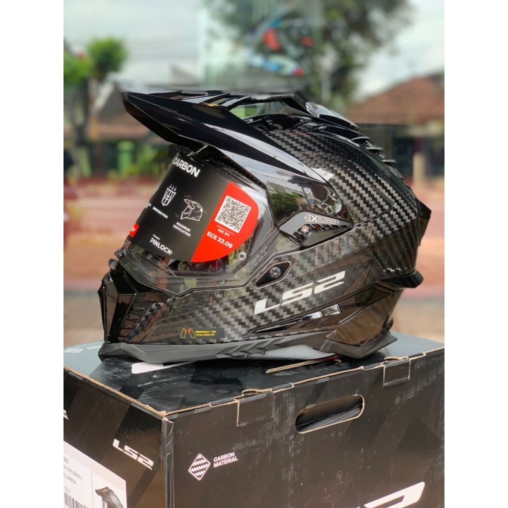 Helm LS2 MX701 EXPLORER ADVENTURE CARBON GLOSS ORIGINAL