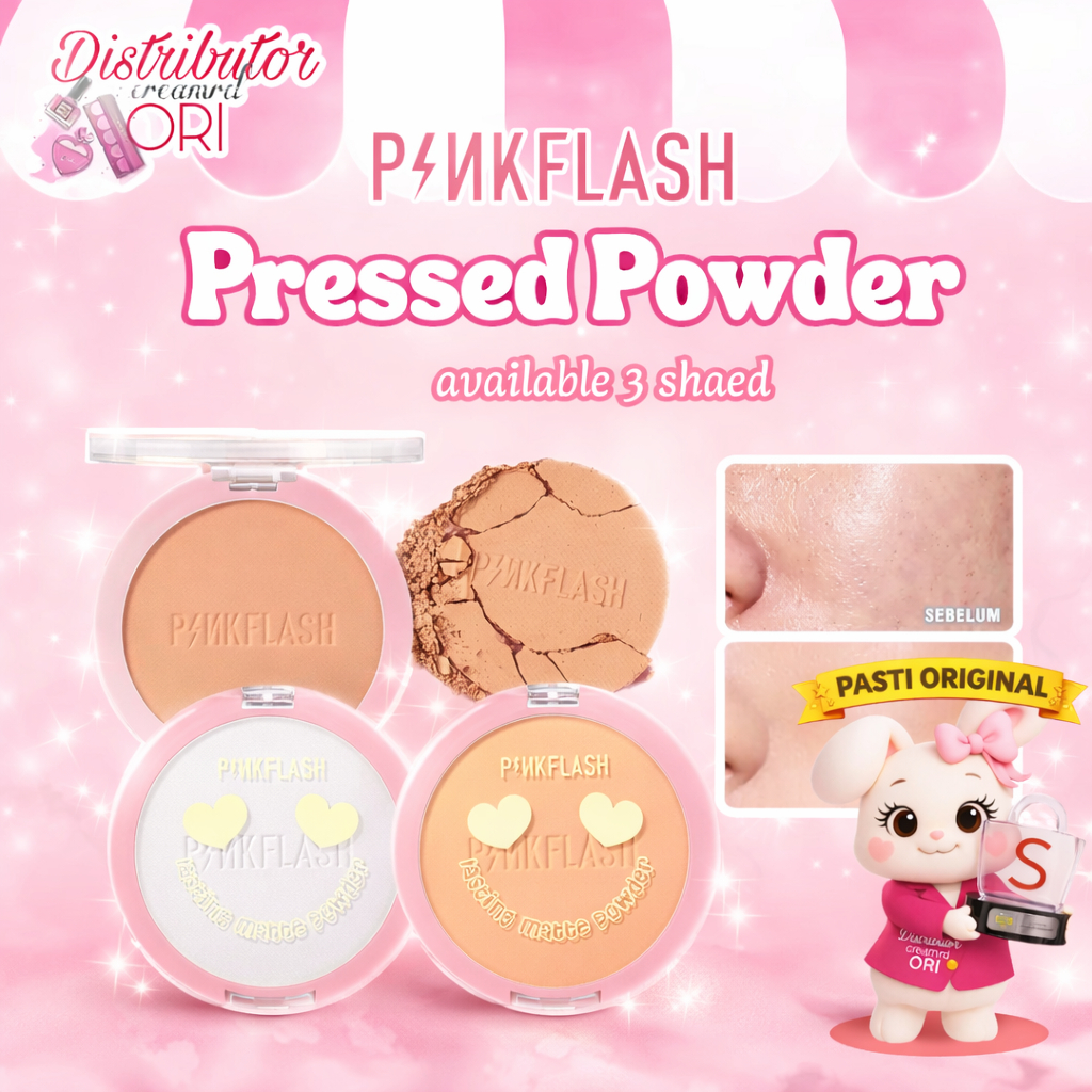 PINKFLASH OhMySelf Pressed Powder Long-lasting Matte Lightweight Oil Control COMPACT POWDER