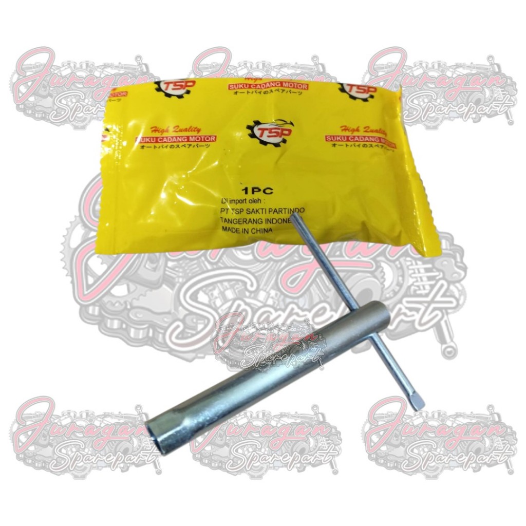 Kunci Busi Satria Fu 150 CB150R/CB 150 R Old/New/Mega Pro/Jupiter MX/Verza Bebek Pas Tool Kit Motor 