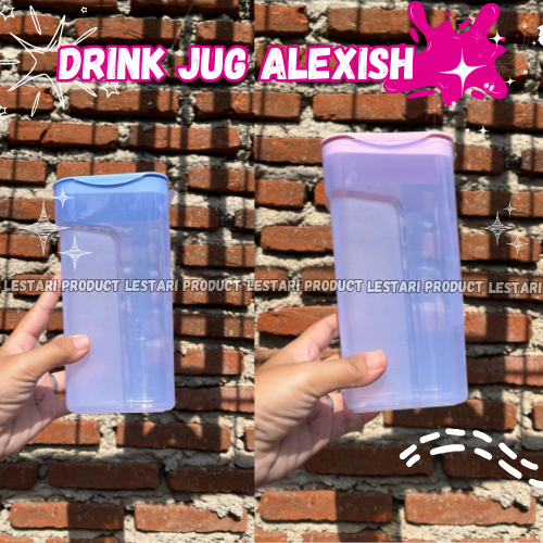 [ 6 pcs ] Drink Jug Alexish Plastik | Teko Air Minum Kulkas Plastik Tebal Kuat Tahan Panas Tahan Lam