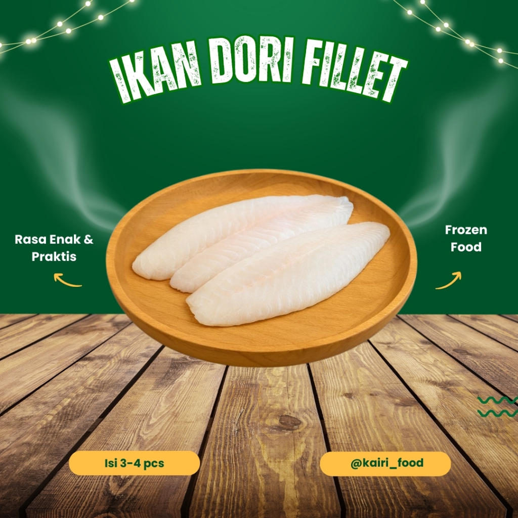 Ikan Dori Fillet Beku 1 Kg - Fresh dan praktis