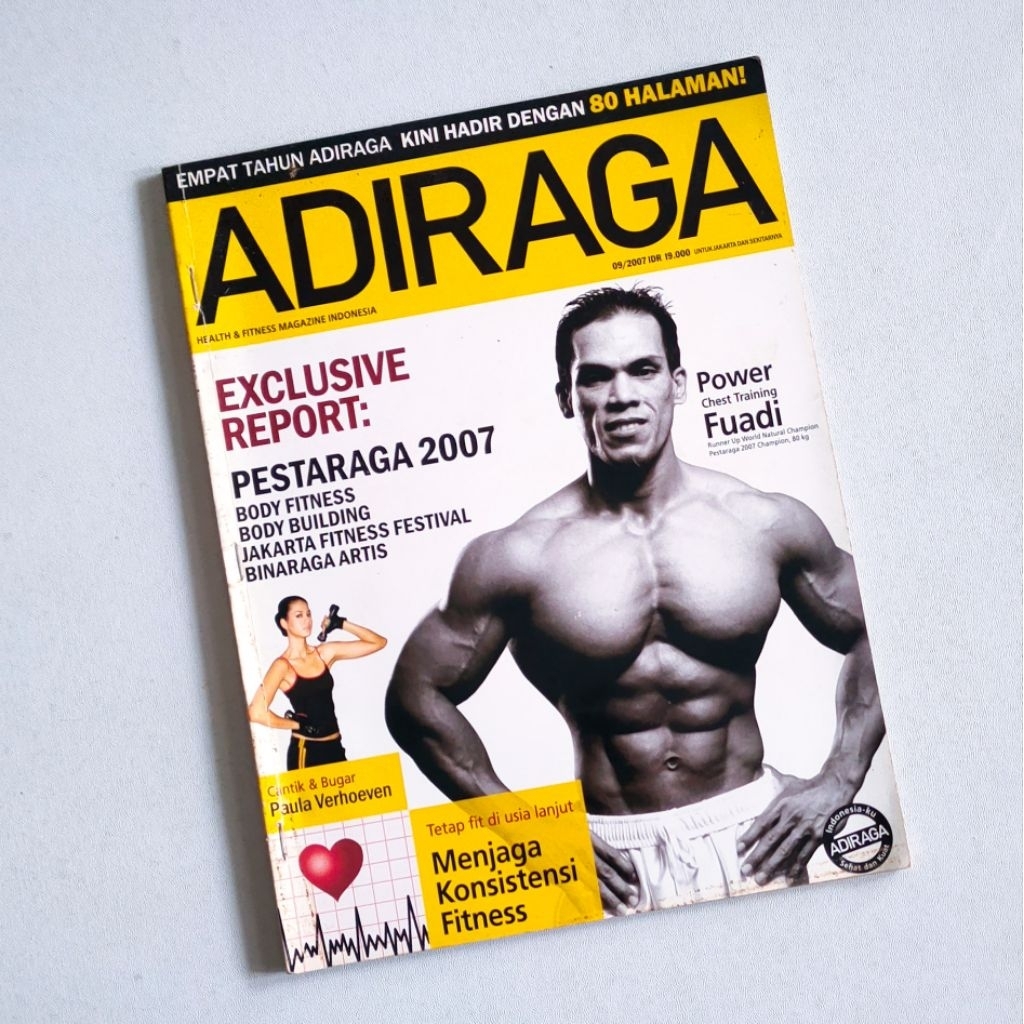 Majalah Bodybuilding & Fitness ADIRAGA Vol 09 Tahun 2007
