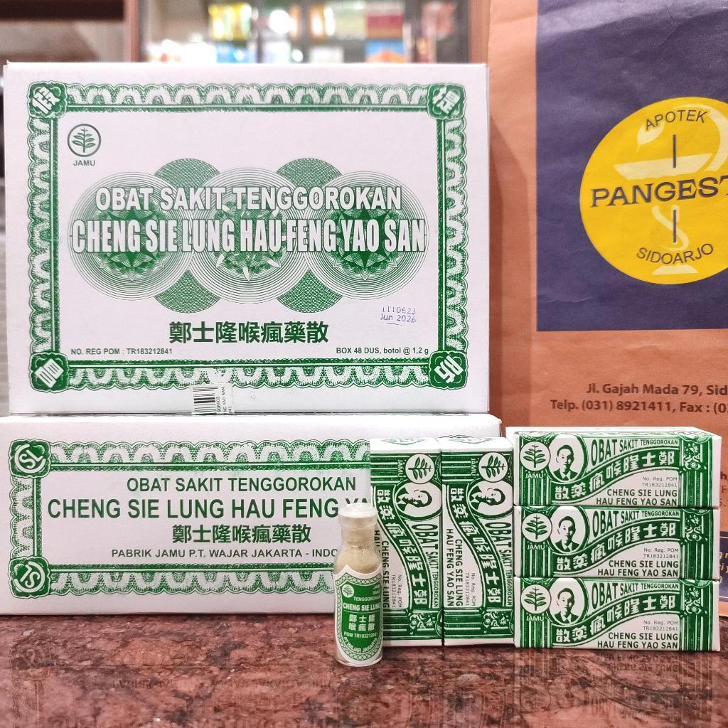 Cheng Sie Lung Hau Feng Yao San 1 Botol 1,2 gr / Bubuk Tabur Sariawan Ho Fung San / Hao Fong Yau Sen