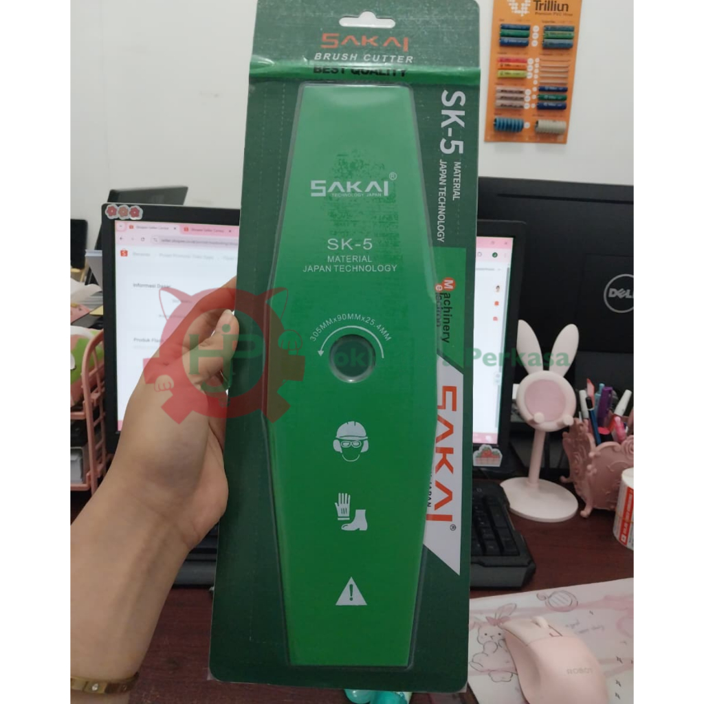 SAKAI Pisau Mesin Potong Rumput 305 x 90 Blade Brushcutter Sakai