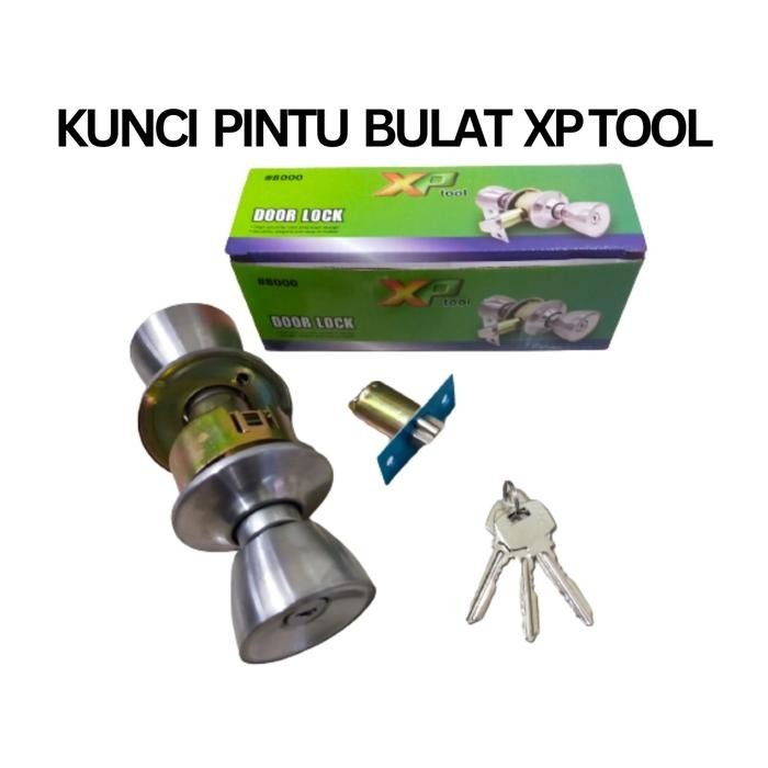 KUNCI PINTU KAMAR MANDI BULAT XP TOOL
