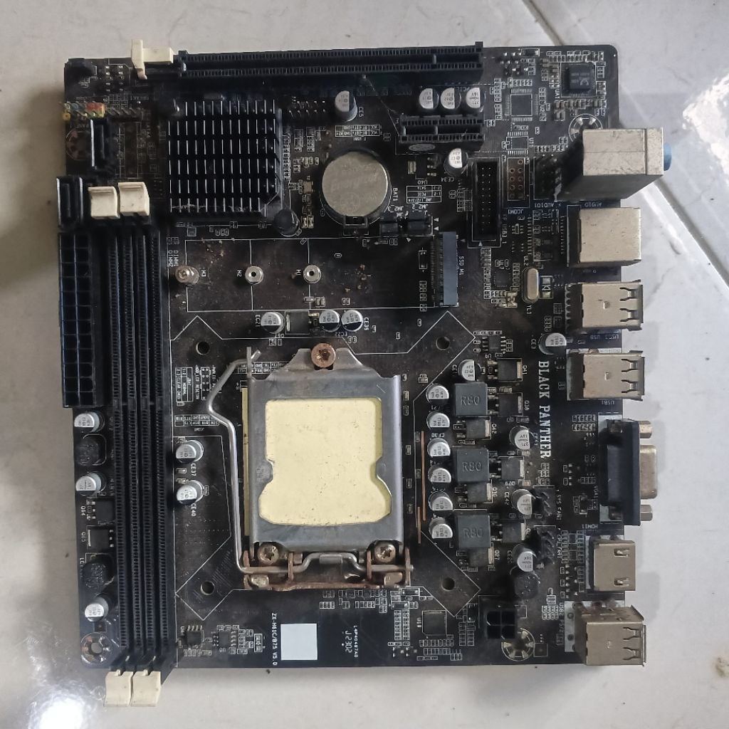 motherboard h61 black panter RUSAK