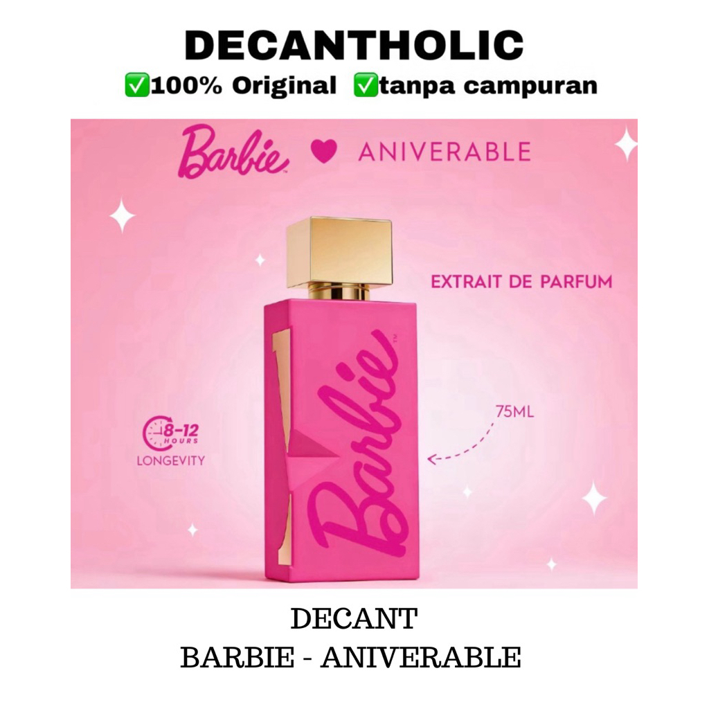 decant BARBIE ANIVERABLE