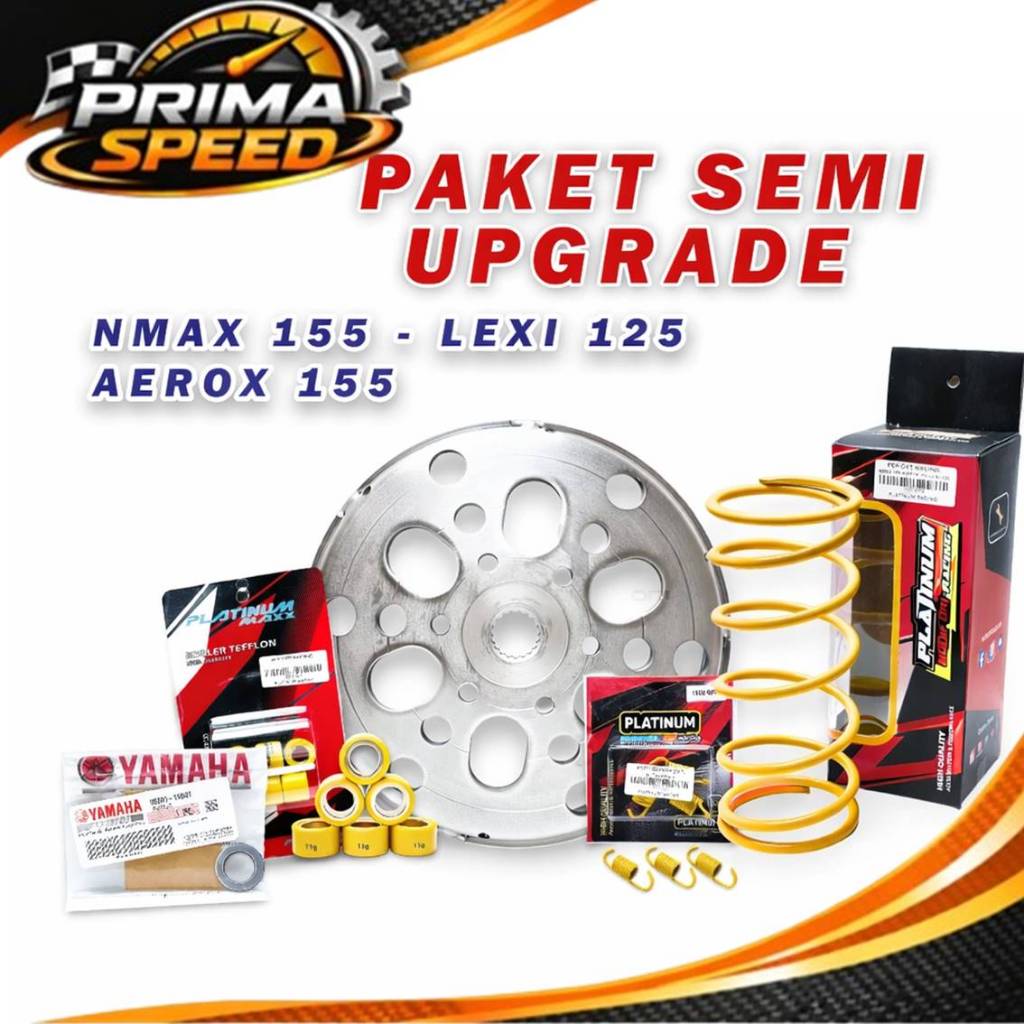 PAKET SEMI KIRIAN CVT NMAX 155 - UPGRADE CVT PER CVT AEROX 155 RACING - LEXI