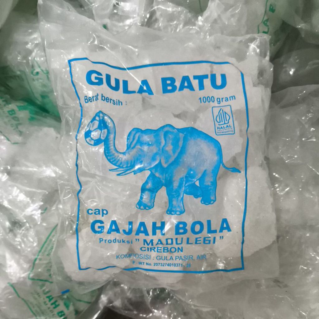 Gula Batu Cap Gajah Bola