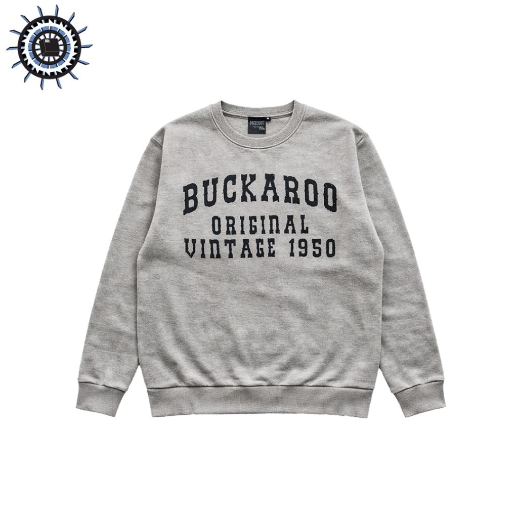 Crewneck Second Buckaroo Vintage Light Grey