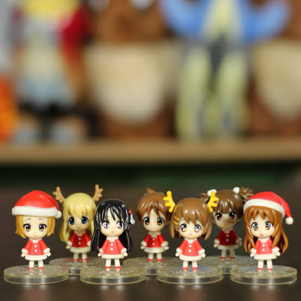Trinkets Gotochi Japan Anime afterschool teatime K-ON / KON plush keychain mini figure banpresto new