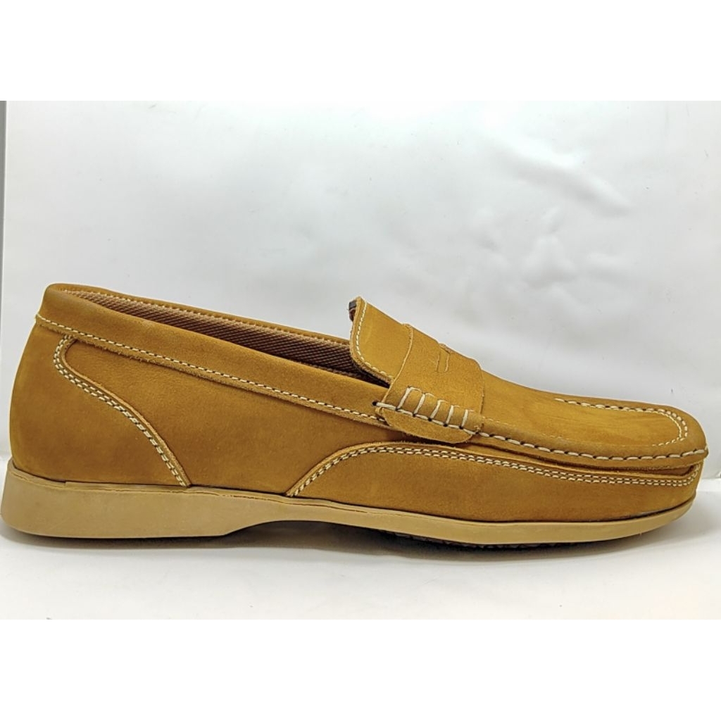Sepatu Casual Pria Kulit Asli Moccasin Sepatu Kasual Loafers Moccasin Grammer