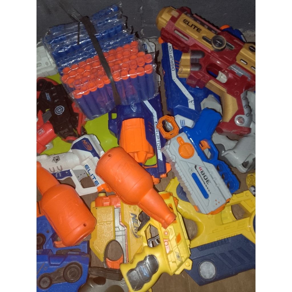 Mainan Tembak Nerf & Blaster Second – Banyak Model + Peluru – Murah Meriah ( Secondary )