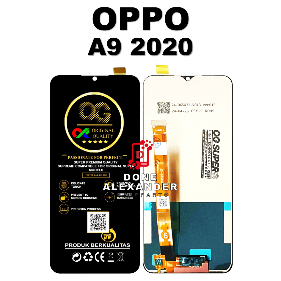 LCD TOUCHSCREEN OPPO A9 2020 COMPLETE ORIGINAL 100% FULLSET