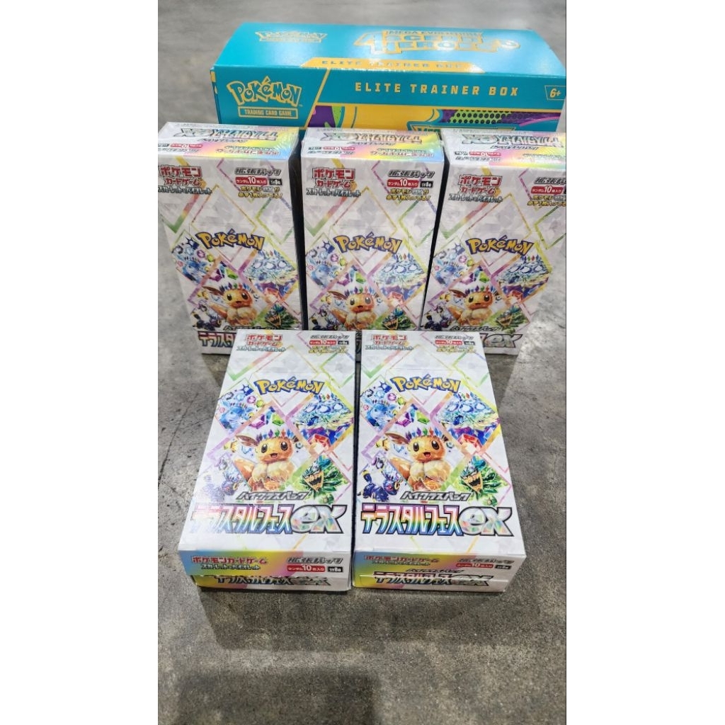 TERASTAL FESTIVAL EX BOOSTER BOX JAPAN ORIGINAL