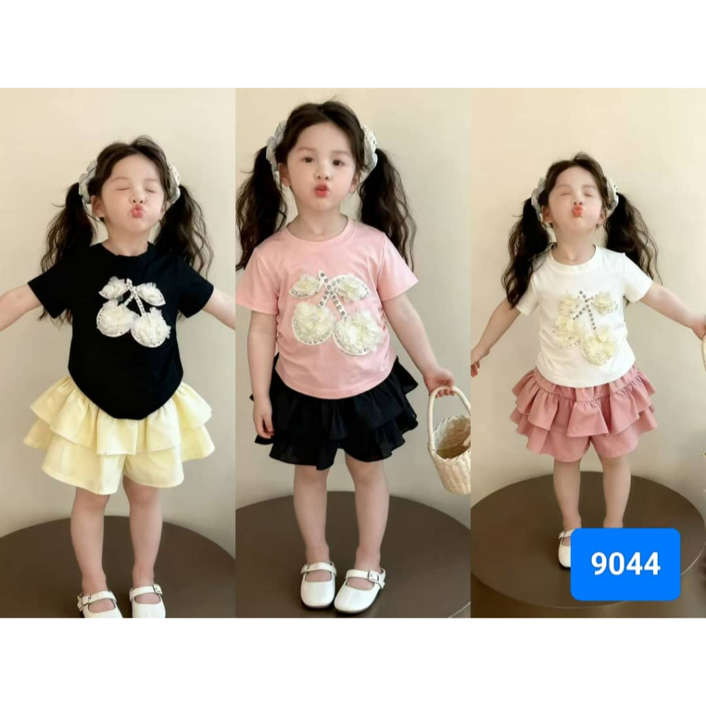 TZ-240226-Baju anak import-Baju Lebaran-Baju Imlek-Baju Natal-Baju Pesta-Baju Ulang Tahun-Set rok ce