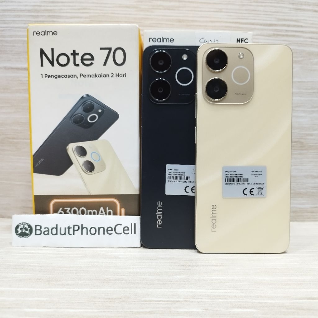 REALME NOTE 70 4/128GB 4/64GB HANDPHONE SECOND BEKAS FULLSET