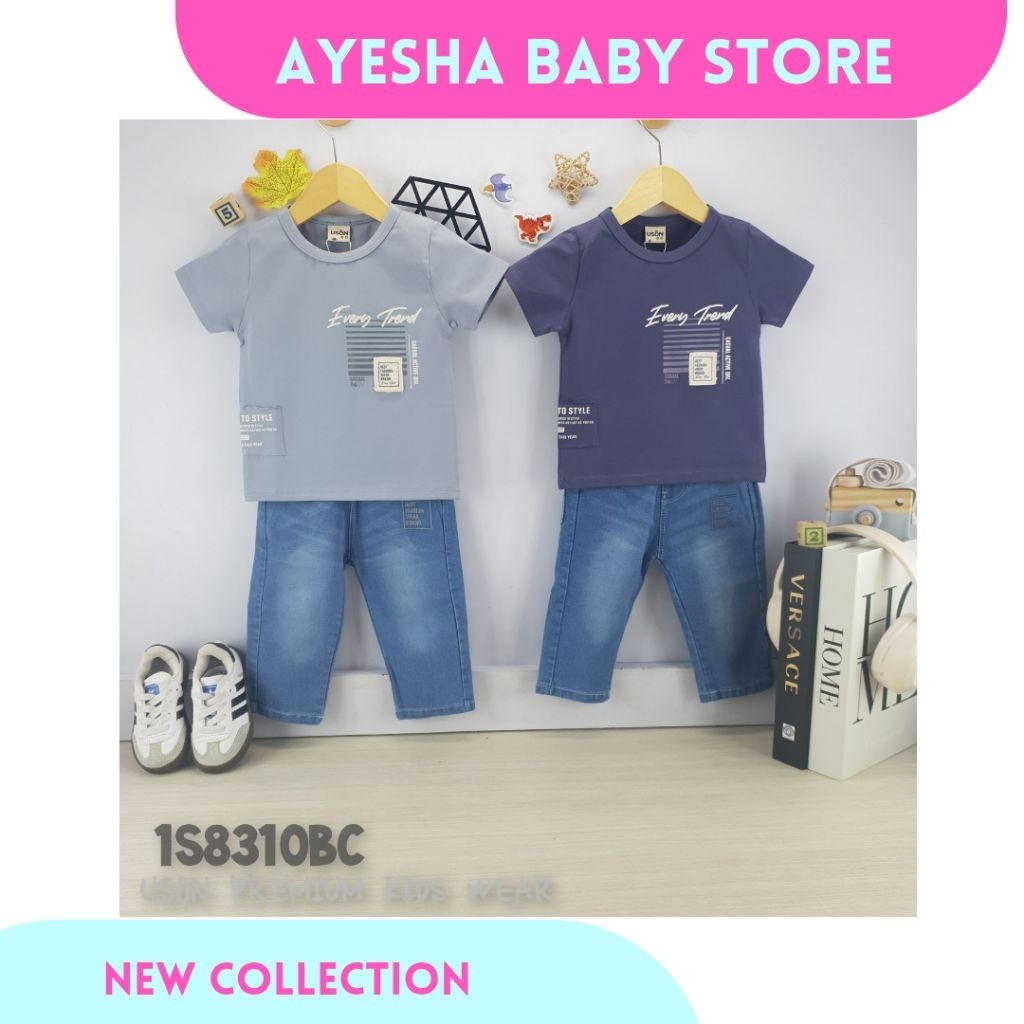 AYESHA Setelan Uson Celana Panjang Anak Cowok
