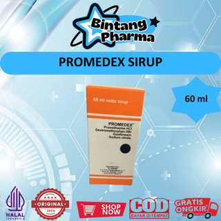 PROMEDEX (SIRUP 60ML) - MEREDAKAN BATUK KERING, BERDAHAK DAN ALERGI GATAL-GATAL