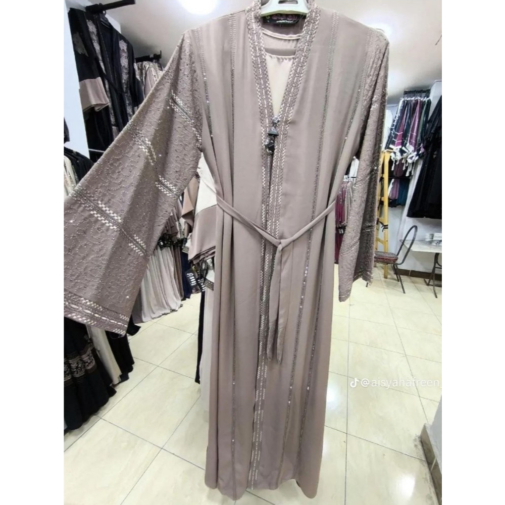 Abaya Original Mesir Murah Bahan Hareer (Rizqul Banat)