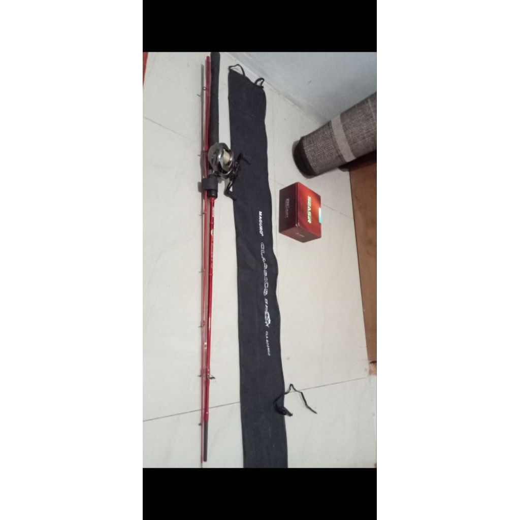 Set BC Reel Seasir Dcast Joran Maguro Classic