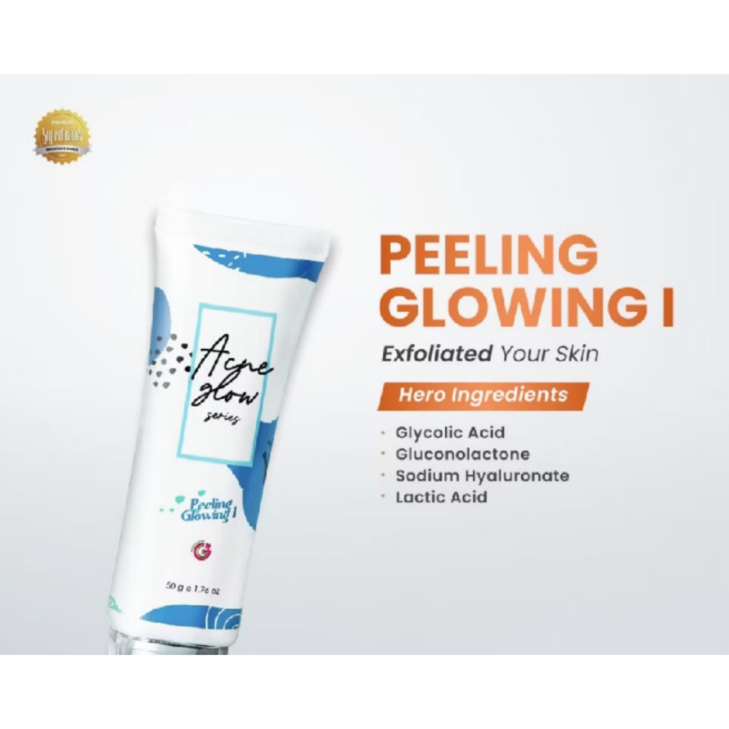 Baru GLAFIDSYA - Peeling Glowing 1 Acne Glowing | Peeling Wajah | Skincare