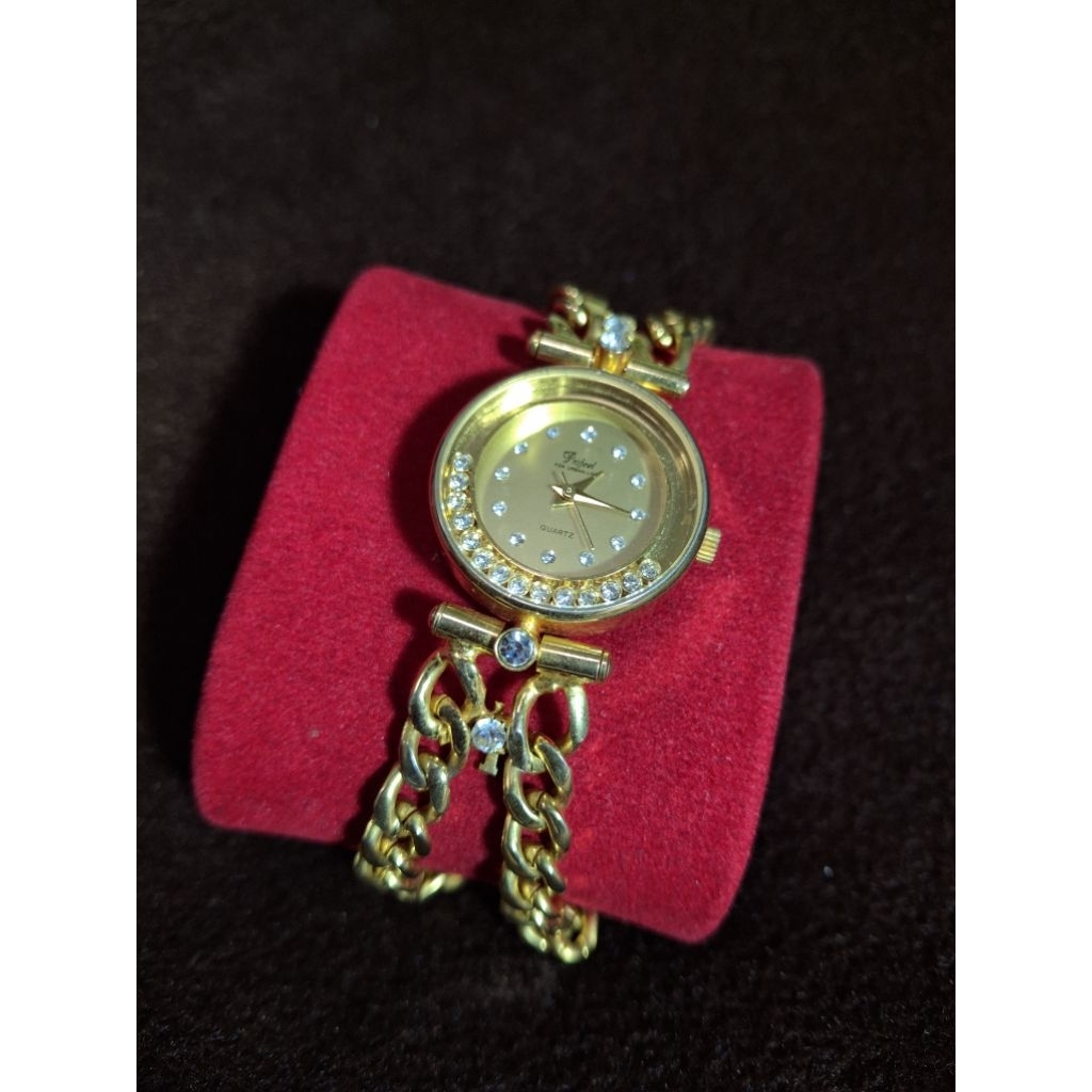 Jam Tangan Lady Case Gold Antik || Jam Tangan Wanita Quartz || Jam Wanita Quartz