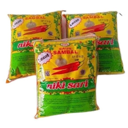 NIKI SARI - SAOS BANTAL 655GR | SAOS SAMBAL | SAOS NIKISARI