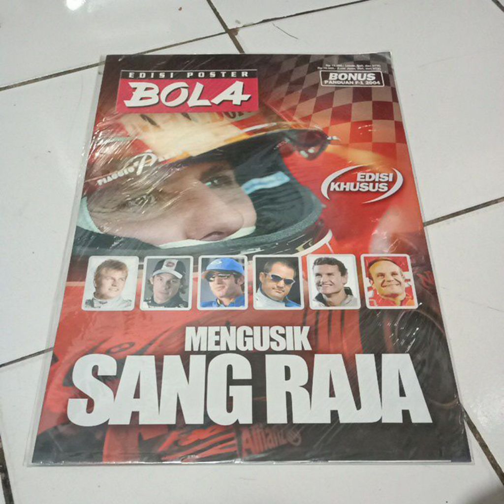 tabloid edisi poster bola