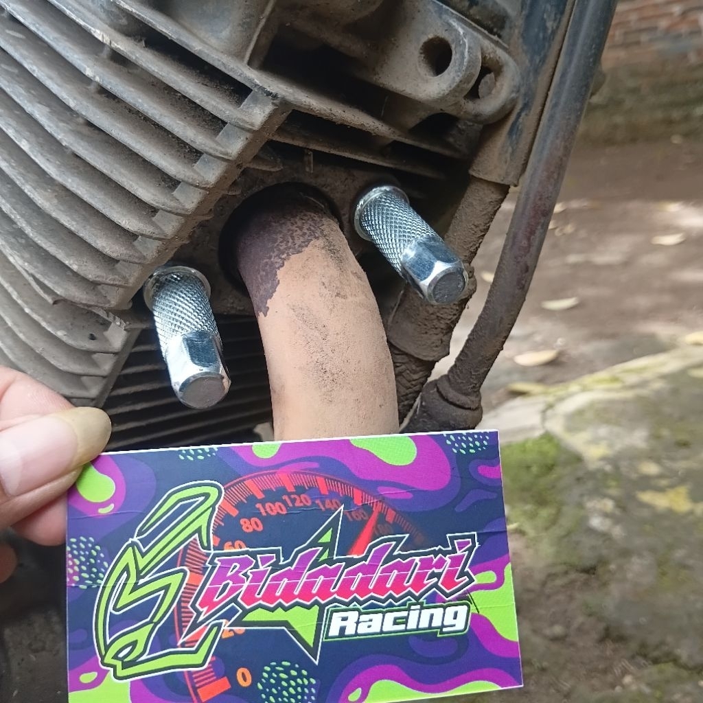 Baut Tanam Knalpot Satria Fu Stainless Steel 304, Baut Tanam Knalpot Motor Stainless Steel 304, Baut