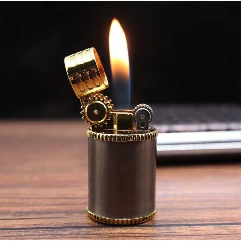 Korek api vintage mini unik api lilin ,isi ulang gas HP201