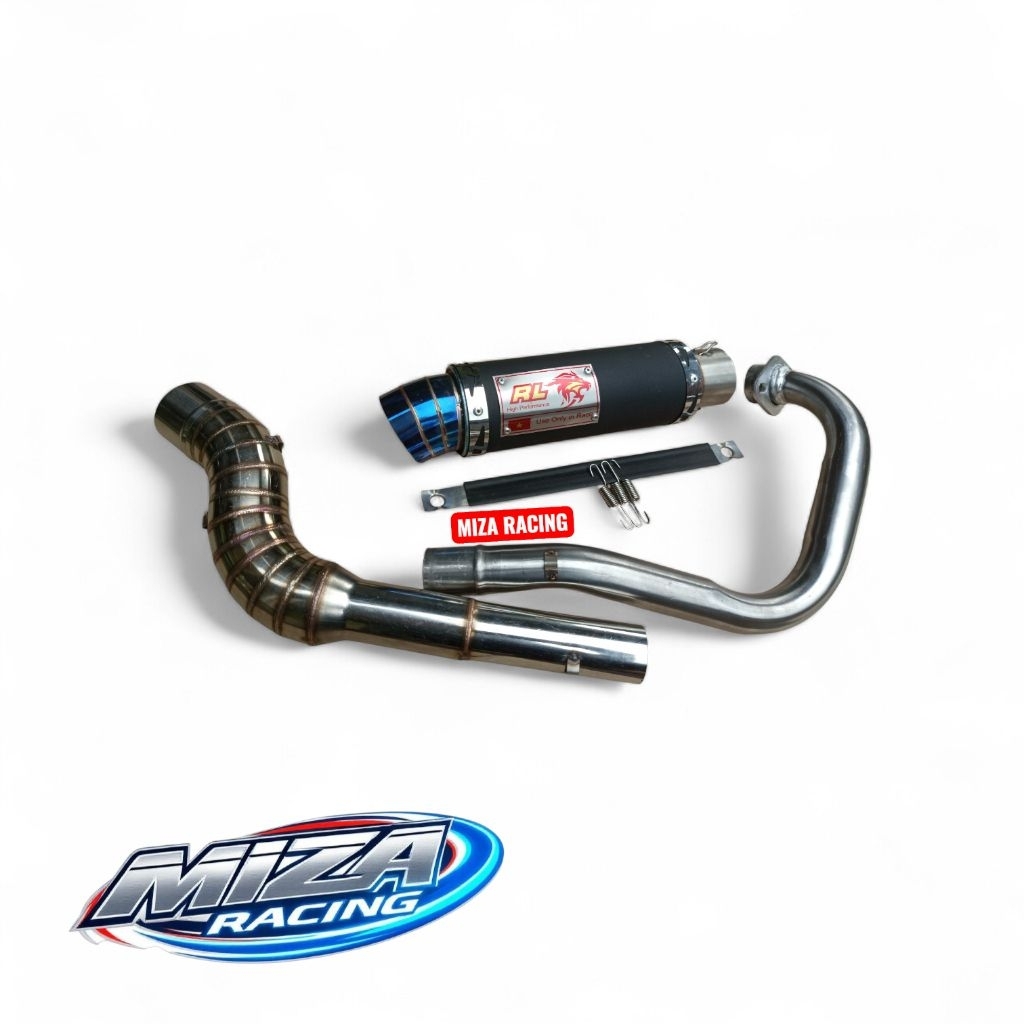 Knalpot Racing Exzos RL Red Leo Fullset Stainles