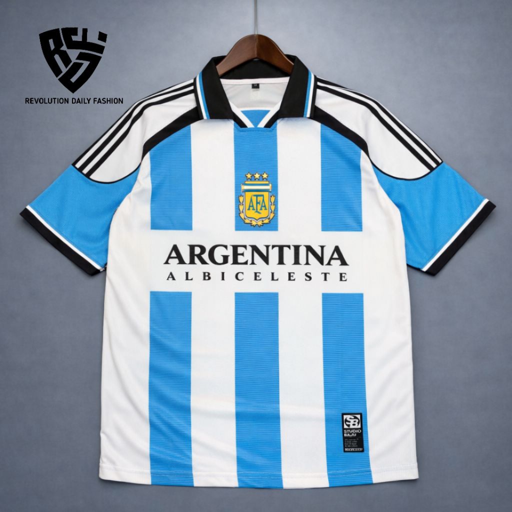 JERSEY RETRO ARGENTINA FULLPRINTING | JERSEY RETRO | JERSEY VINTAGE | JERSEY CASUAL | JERSEY BAND