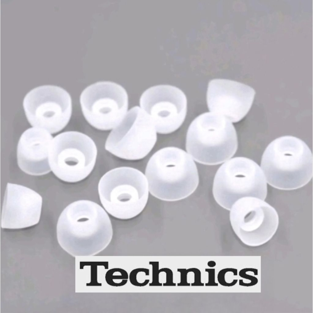 Eartips TECHNICS EAH-AZ100 /AZ60 / AZ80 harga 1 pair bs pilih warna hitam or putih OEM kualitas bagu