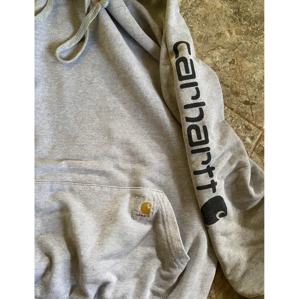 Hoodie carhartt spellout