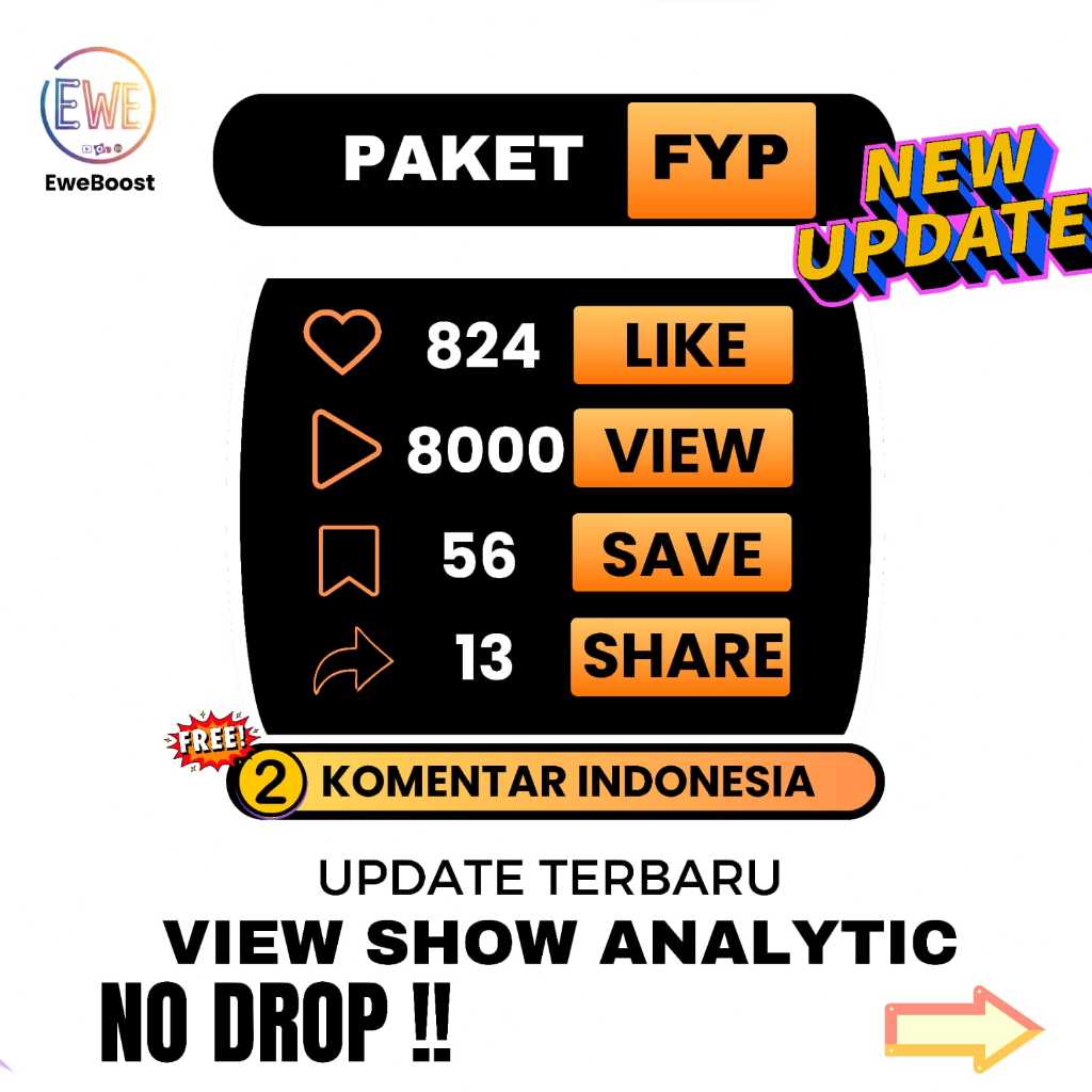 Like Tiktok.fyp Permanen PAKET Lengkap FYP PERMANEN