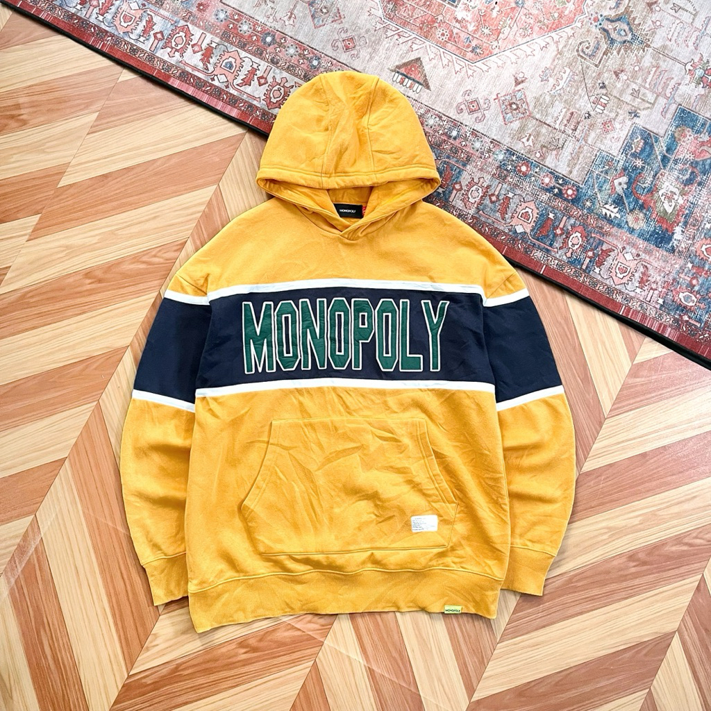Hoodie Monopoly Official Font Bordir