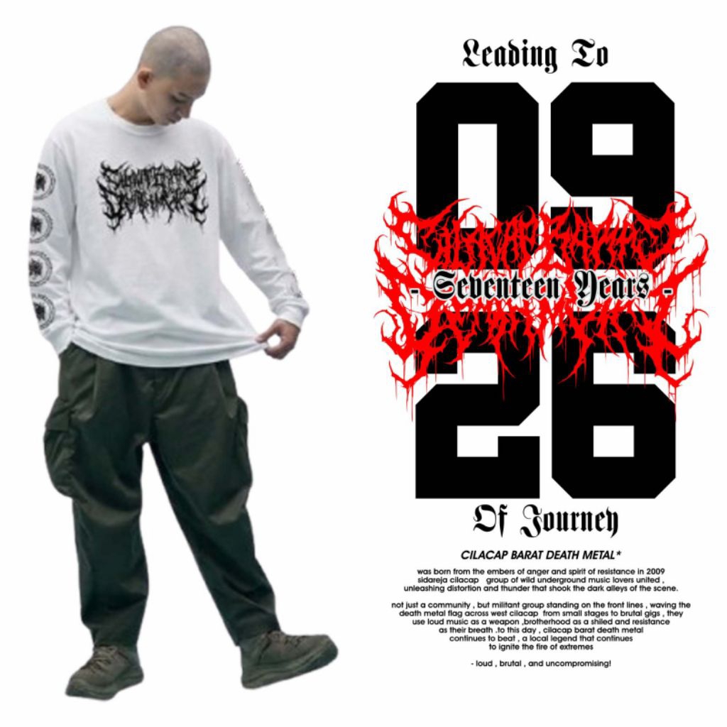 kaoas panjang metal cilacap barat death metal year anniversary /gutsbuly movement