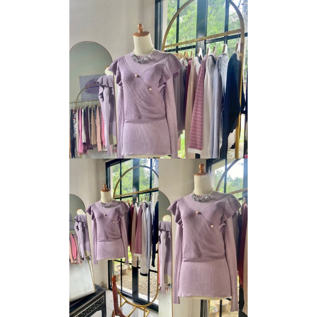 Riska Store Vest Korean Style | Baju Rompi | Baju Kutungan