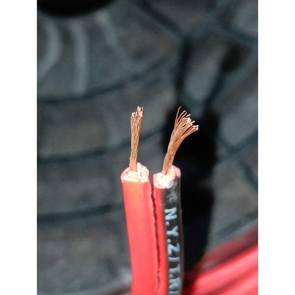 Kabel Serabut Visicom Merah Hitam NYZ 2x30x0.12mm Asli Tembaga 100% Per Meter